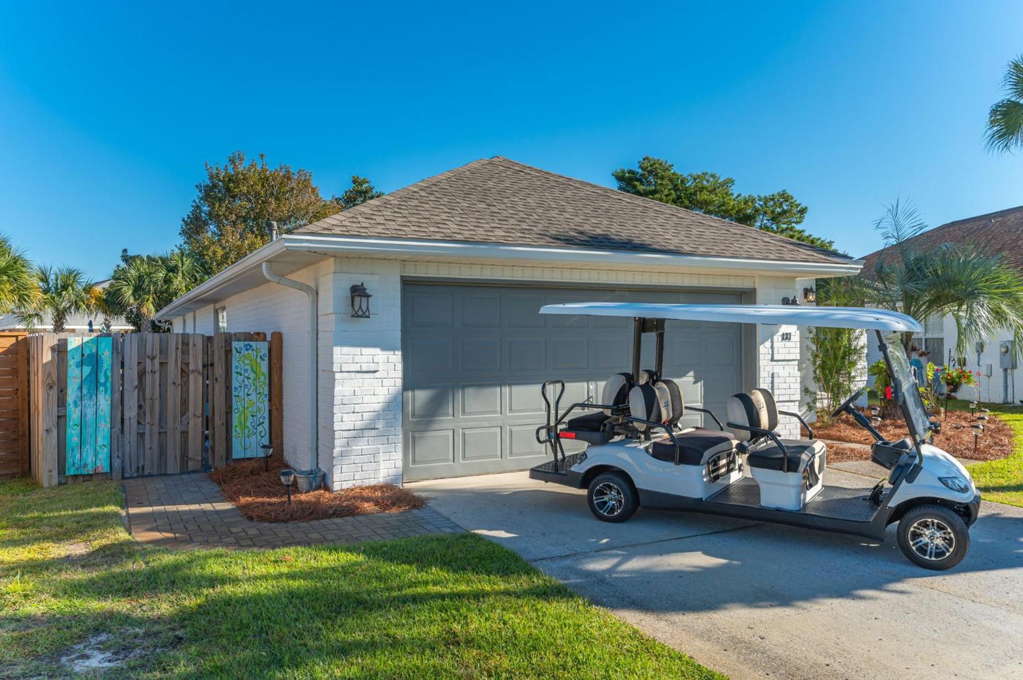 Beautiful Pet Friendly Home! Tropical Pool, Optional Golf Cart & Pool Heat, Minutes To Beach Destin Ngoại thất bức ảnh